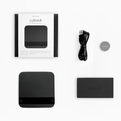 Digitale Feinwaage Acaia Lunar - Baristawaage mit USB-C, Tara-Speicher, App-Anbindung Acaia