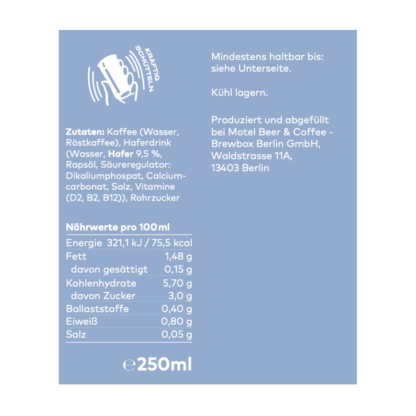 Nitro Cold Brew Latte